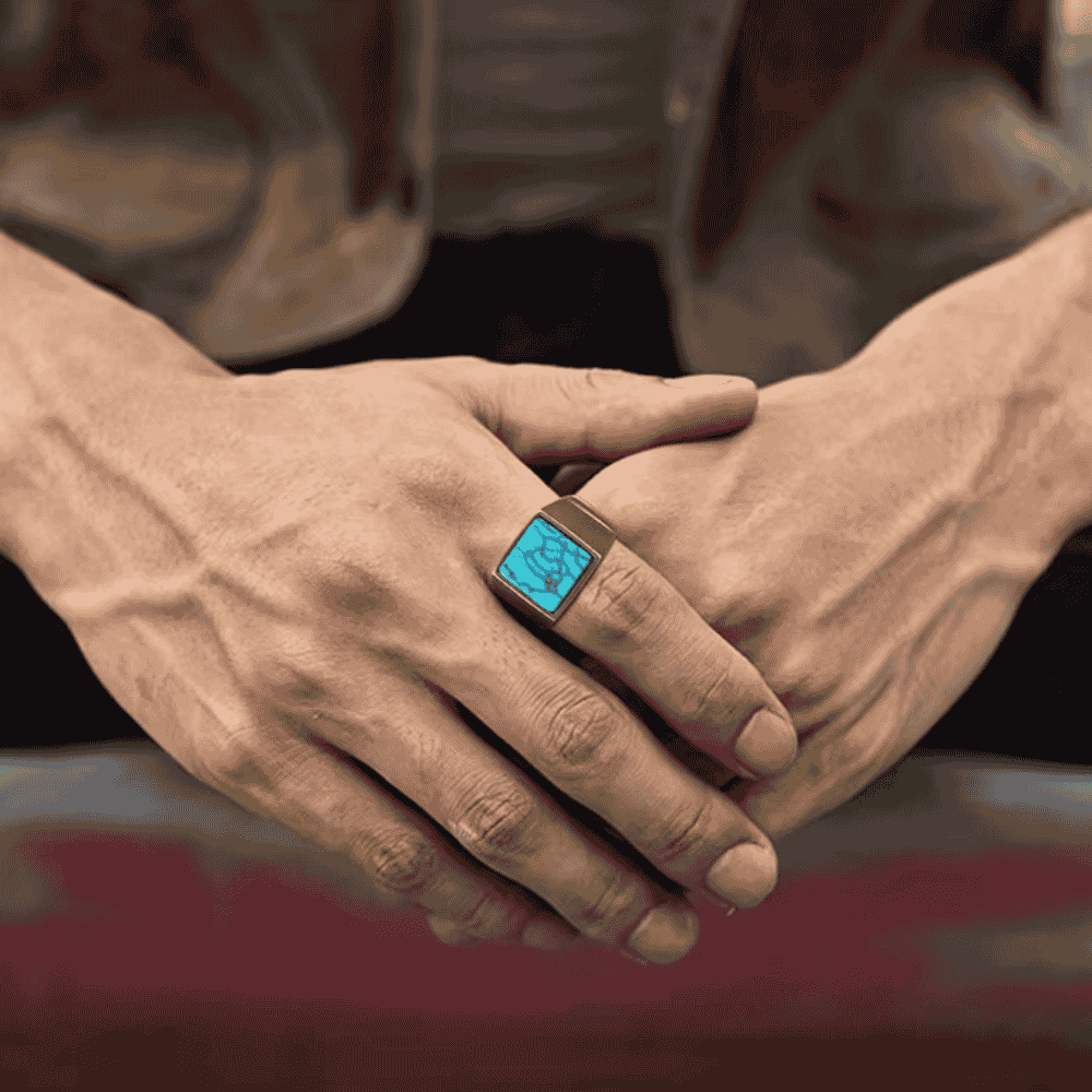 Turquoise Signet Ring